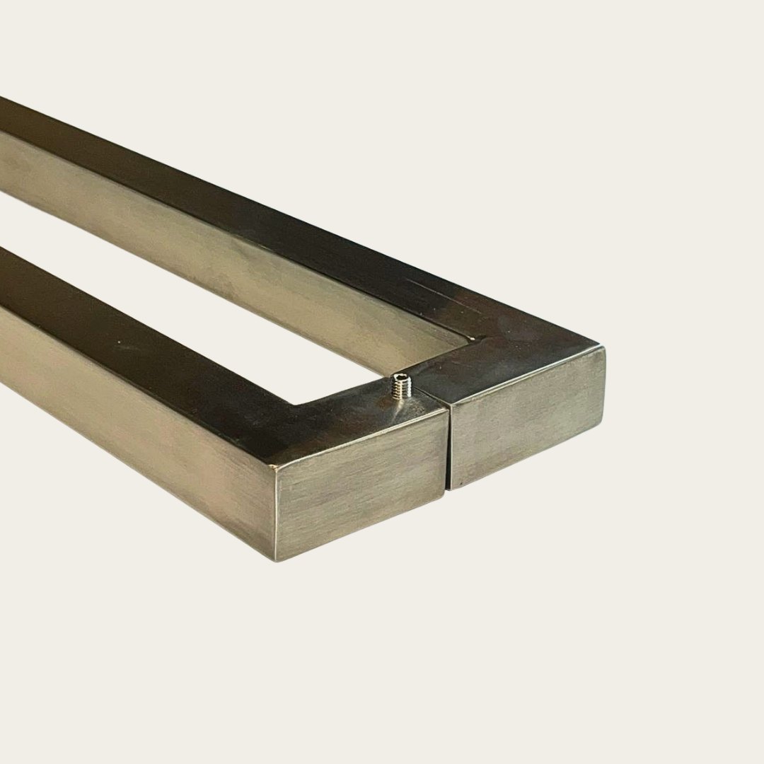 Puxador Duplo WF Inox Mediterraneo 1200 mm Escovado