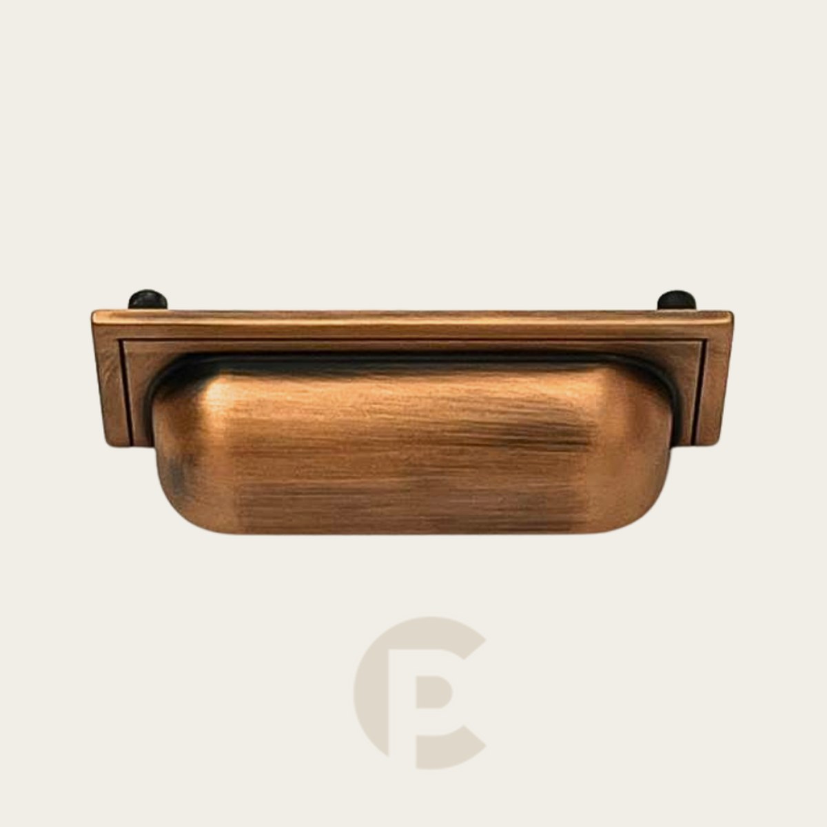 Puxador Zen Plymouth 80 Vecchio Cobre