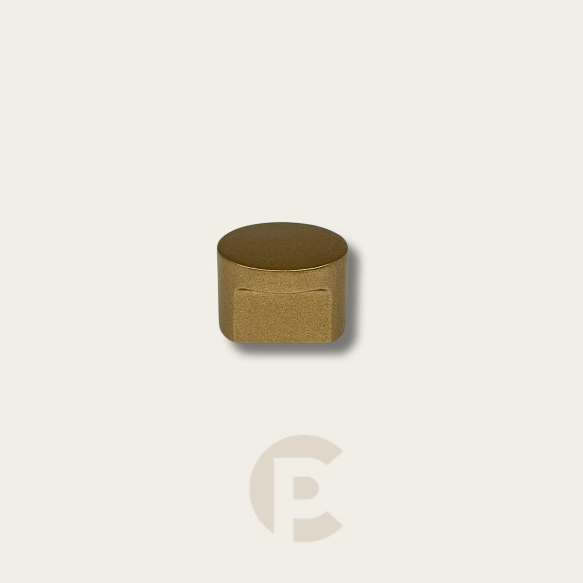 Puxador Zen Radio Medio 16 mm Dourado