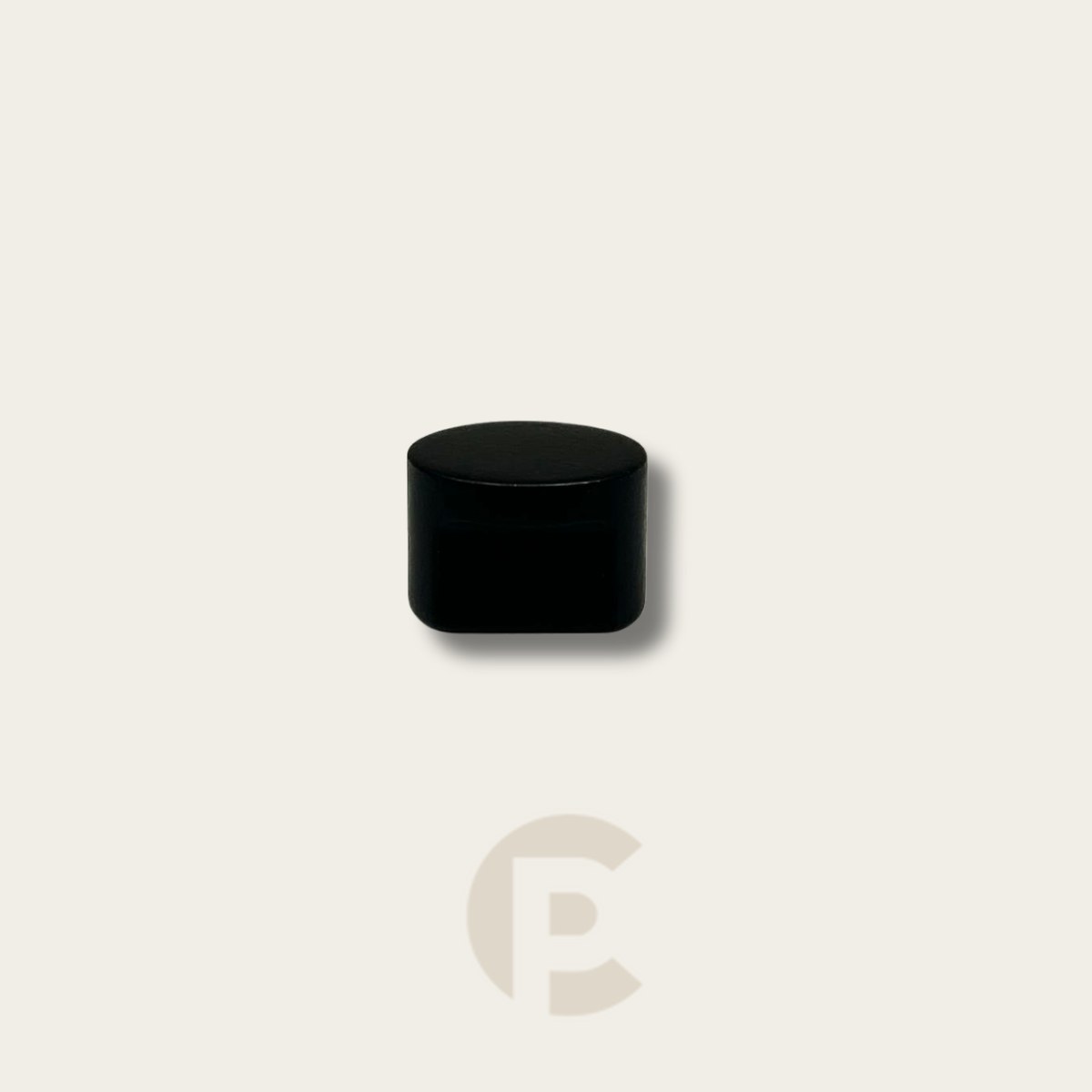 Puxador Zen Radio Medio 16 mm Preto