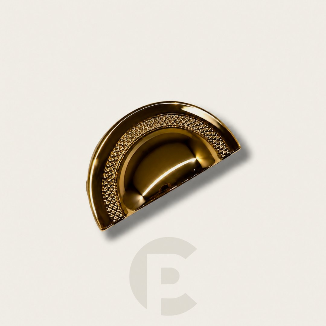 Puxador Zen Shell 48mm Red Gold - Zen Design
