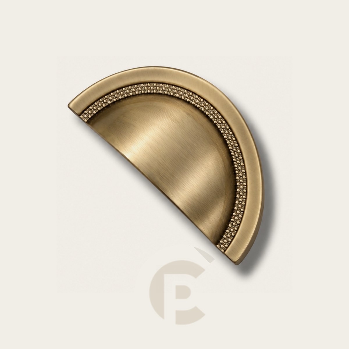 Puxador Zen Shell 64 mm Gold Escovado