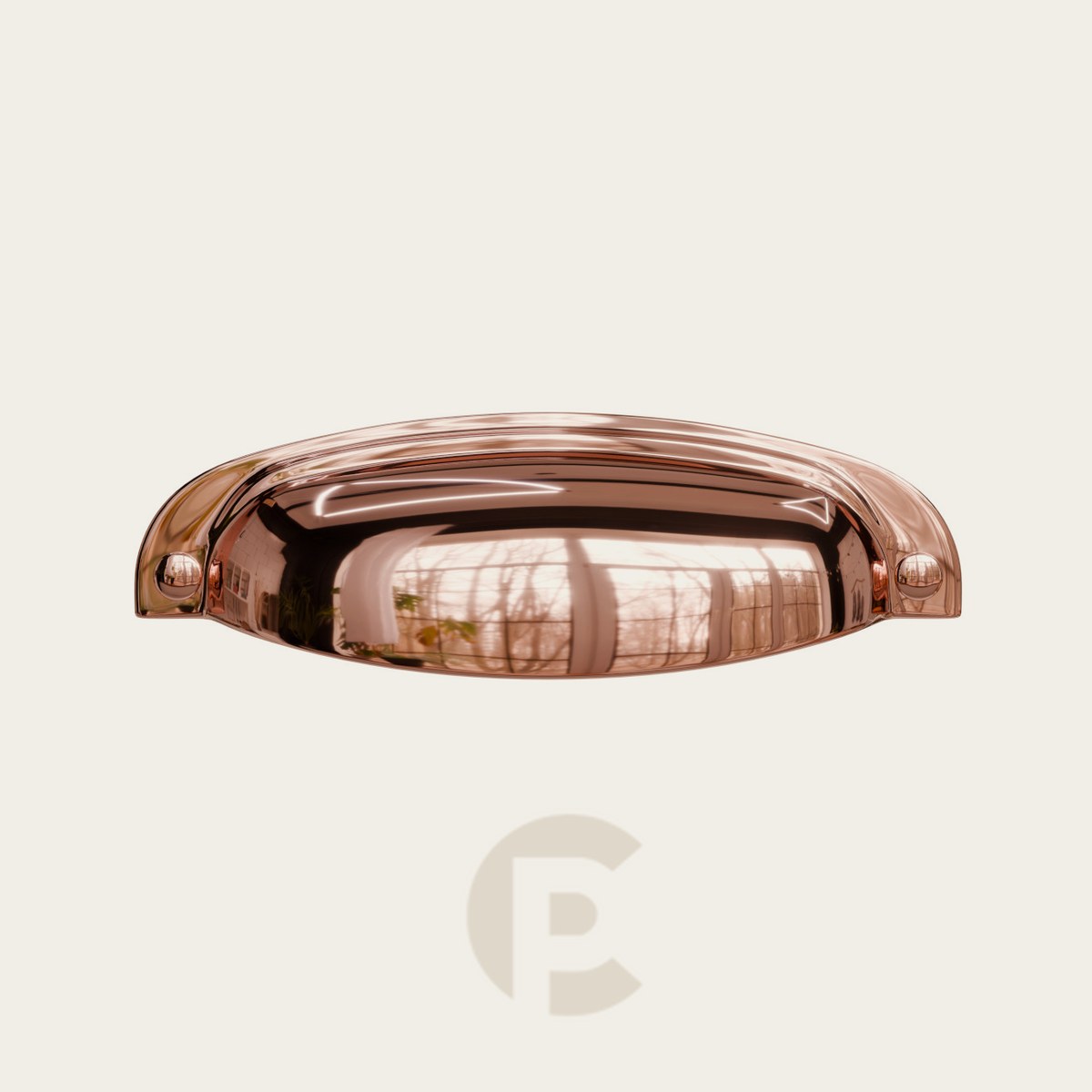 Puxador Moveis Italy Line Colonial 115 96 mm Rose Brilhante