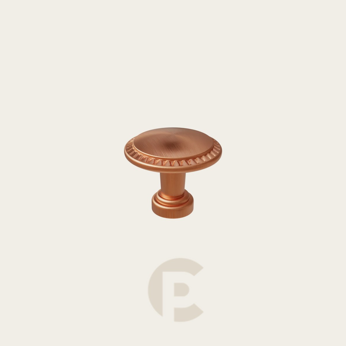 Puxador Moveis Italy Line Colonial 118 31 mm Rose Escovado Fosco
