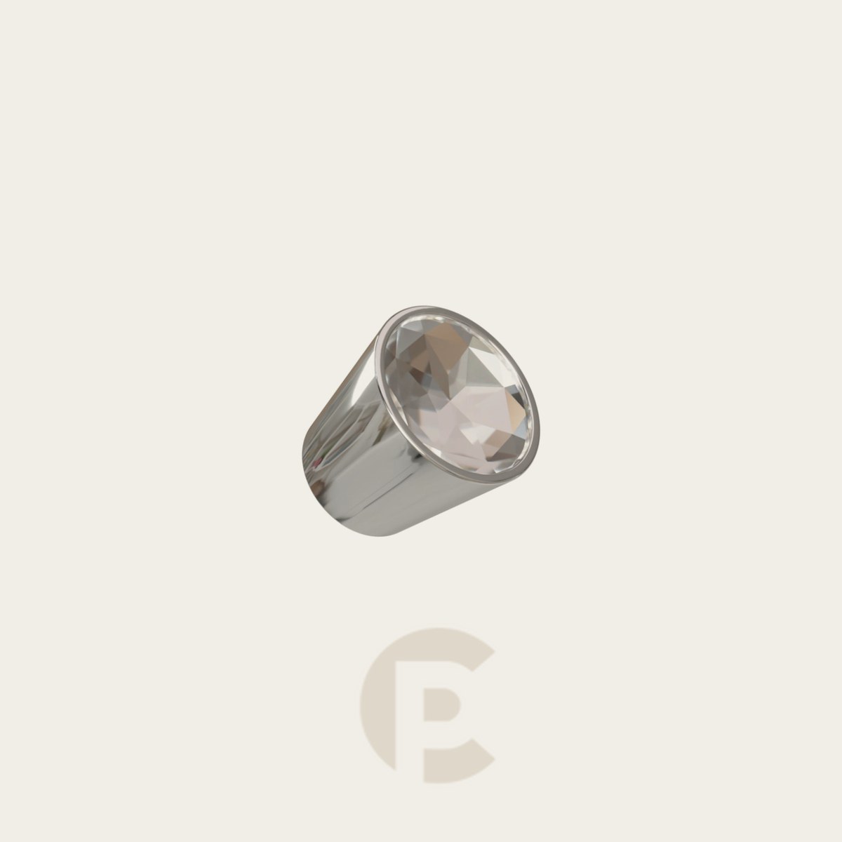 Puxador Moveis Italy Line Cristal Il4430 26 mm Cromado