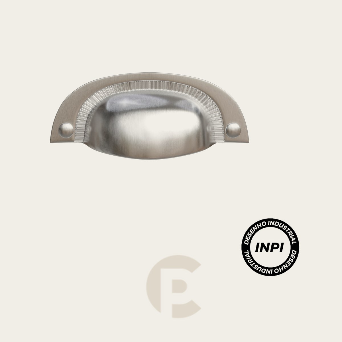 Puxador Moveis Italy Line Colonial Concha 222 064 mm Escovado