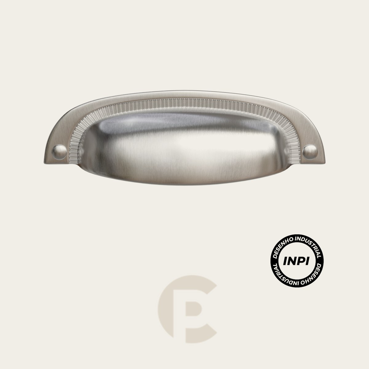 Puxador Moveis Italy Line Colonial Concha 222 096 mm Escovado