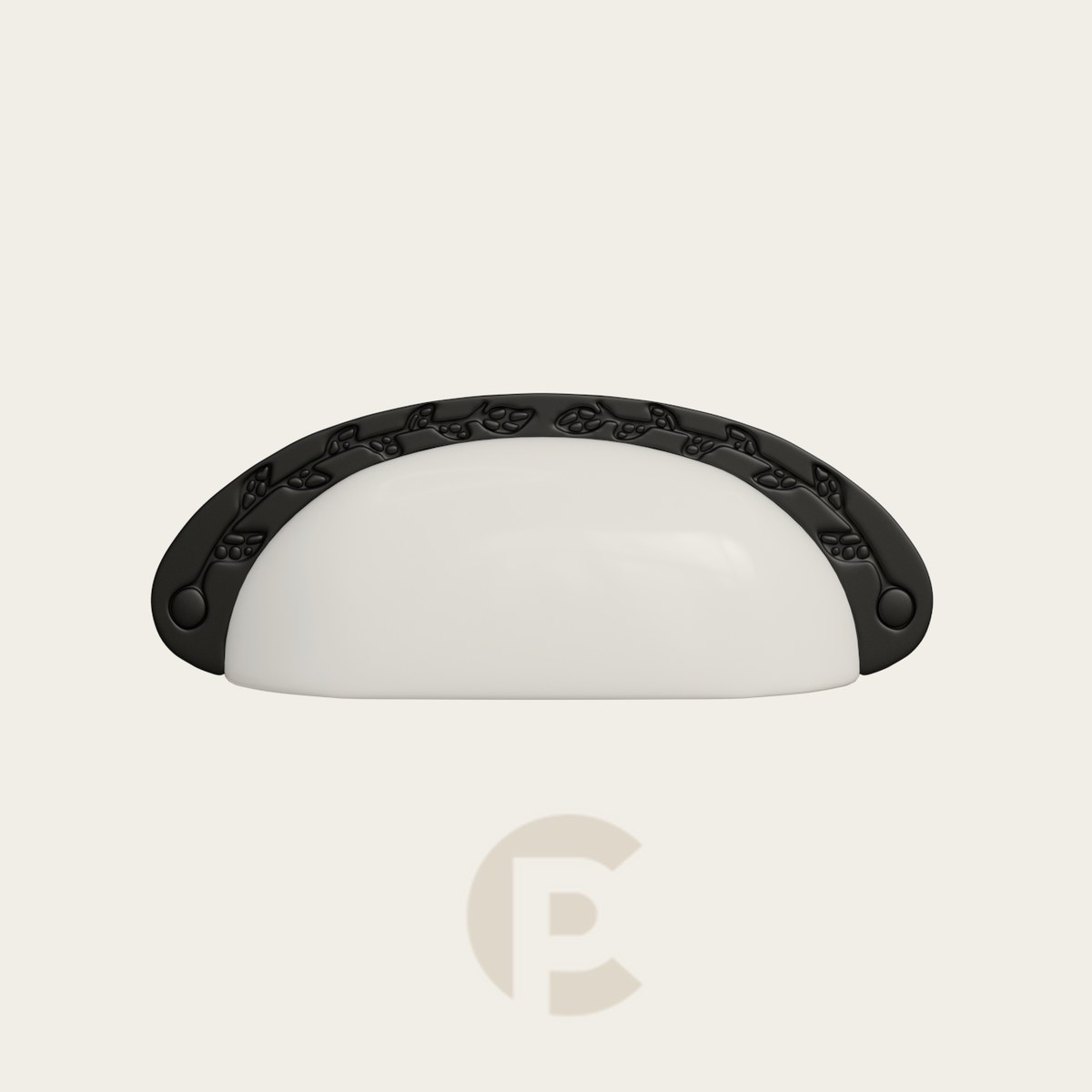 Puxador Moveis Italy Line Colonial Concha 221 096 mm Pt