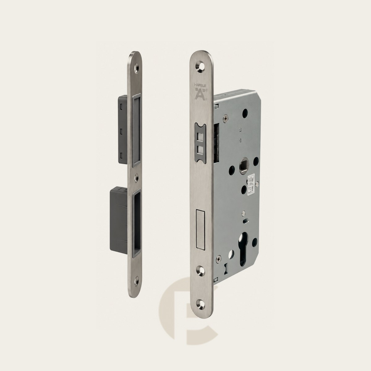Fechadura Hafele Magnetica-Puxador Externa Red Inox Fsc