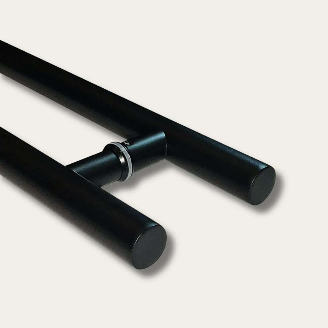 Puxador Duplo WF Inox Petra 1000 mm Preto FSC