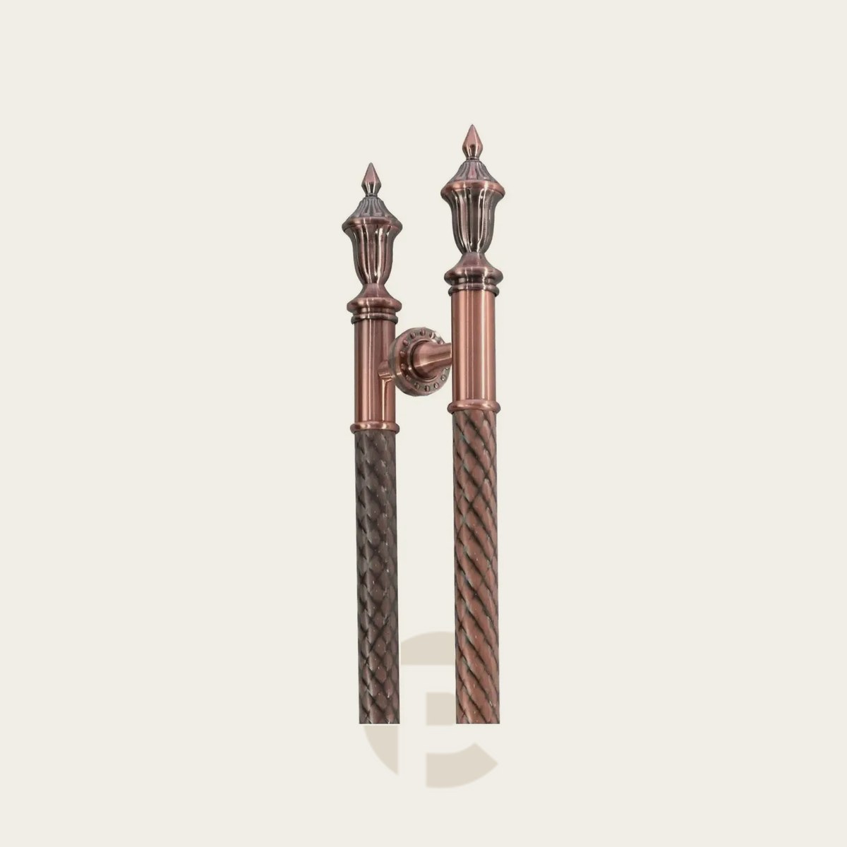 Puxador Duplo /Colonialjw 1400X1000 mm Bronze