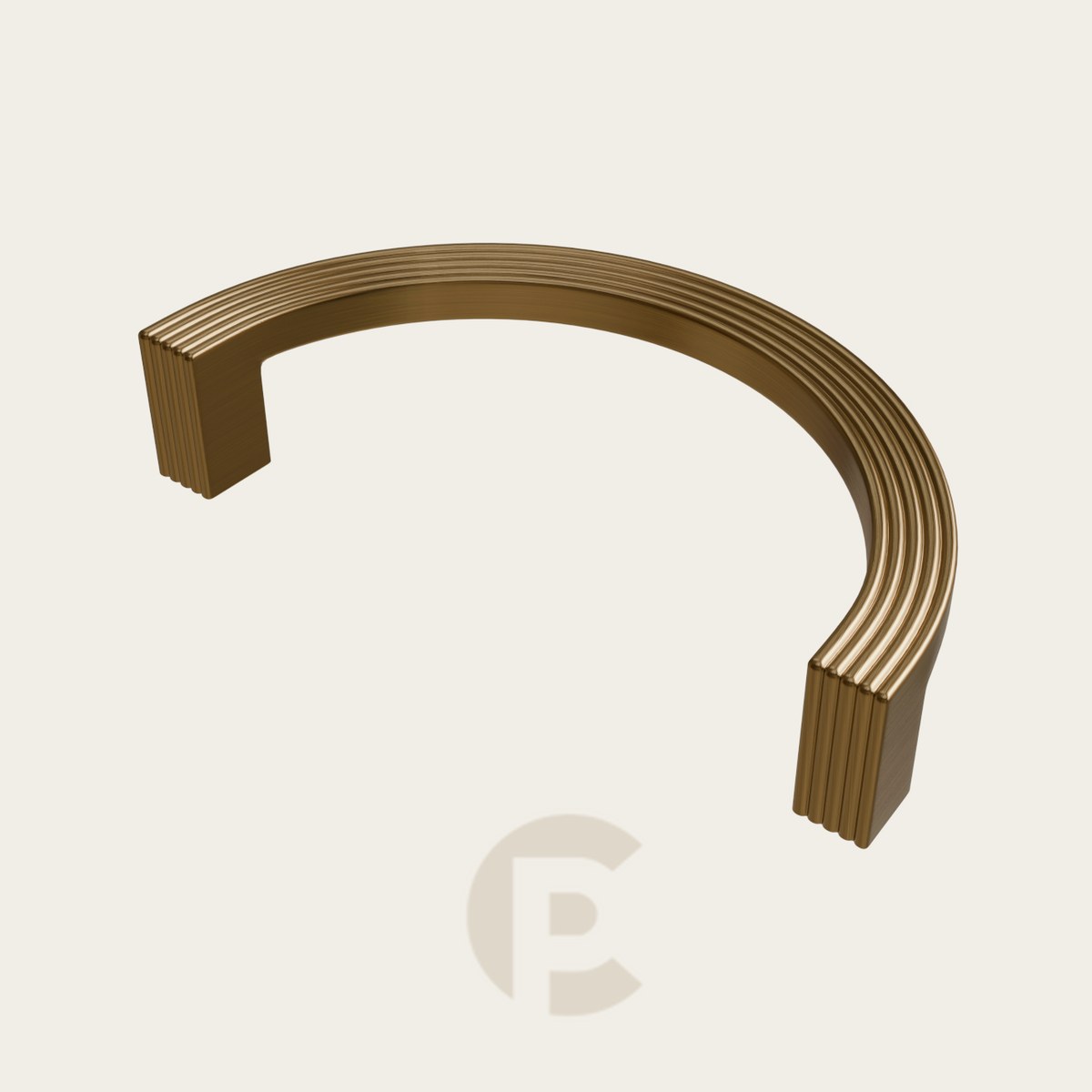 Puxador Moveis Italy Line Auri Il1865 096 Bronze Escovado